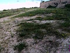 what if you get an outdoor blowjob from a brunette girlfriend in the middle of nowhere with sloppy cum swallowing