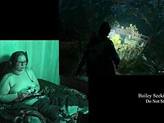 Oh my god, diving into this naked Alan Wake 2 playthrough part 19 with my curvy tattooed body fully exposed!