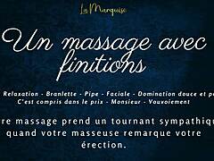 Unexpected Massage Turns into French Blowjob with Satisfying Finish