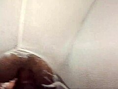 I tear open this schoolgirl's stockings and shove my cock deep into her tight shaved pussy