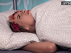 Eveline Dellai as big ass Czech babe takes rough anal from big black cock in dorm