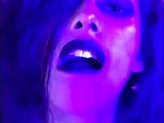 Punk angel encounters a facial moment