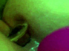 BBW Inserts Anal Plug And Masturbates With G-Spot Vibrator Until Squirting