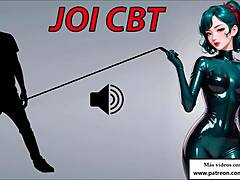 dominant joi cbt roleplay pushes extreme ball kicking in spanish femdom style