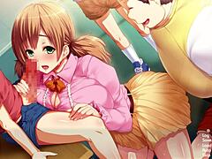 Teacherprey hunt from beauty with milf boobs gets intense in this anime hentai game on the street