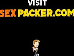 This POV video shows a slutty Latina with huge fake tits swallowing cum after deepthroat. She gets roughly fucked doggystyle in hardcore domination with big ass bent over