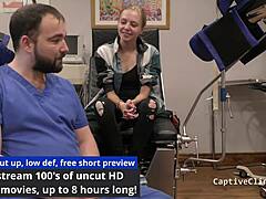 Blonde Ava Siren In Latex Gloves And Skirt Gets Petite Ass Gaped