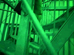 Dominatrix mistress aprils special bed for slave tornment with bondage punishment and electro kinky domination in military prison style