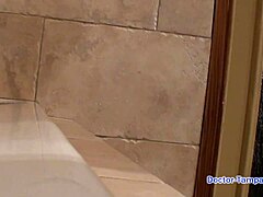 Dr Tampa Locks Up Broad Naomi Alice In Latex With Gloves And Handcuffs Spreading