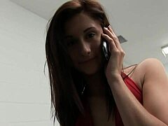Barely legal teen couple enjoys rough hardcore POV blowjob and fucking