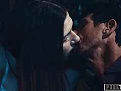 Overwhelmed Stepmom Catches Teen with Step-Uncle and Feels Compelled to Join Their Taboo Threesome Licking Session