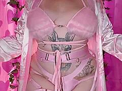 Teaser compilation unfolds with curvy beauties spreading hairy pussies and teasing big tits in lingerie