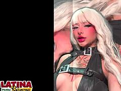 Emily Sinner, the goth alt emo slut from Colombia, revealed her addiction to sucking cock during the latina casting session.