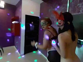 hot latina sisters tease uncle on camera