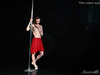 SEXY TEEN DANCER BACKSTAGE