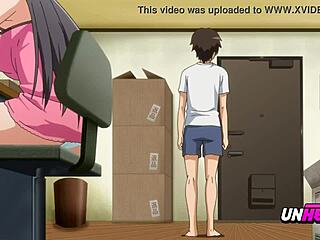 what a cheeky teen surprise with that hentai cumshot blast