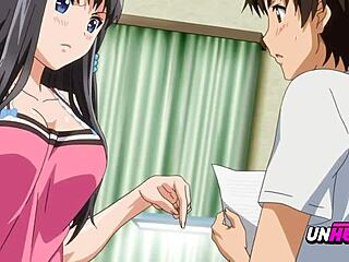 surprise hentai cumshot in anime scene