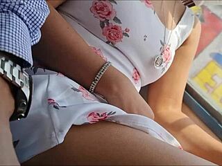 Argentine Teen's Steamy Upskirt Tease