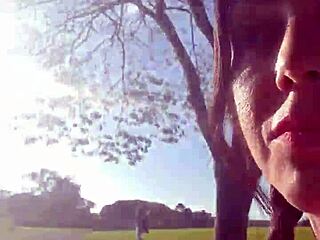 did i forget my panties on this outdoor stroll?