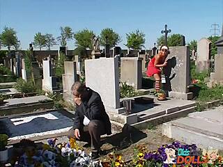 old pervert pavel terrier lures young eli for a raw outdoor fuck near a creepy cemetery.