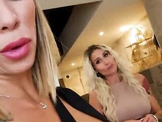 Hot Jacuzzi Threesome With Friend