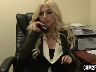my blonde secretary took anal in stockings