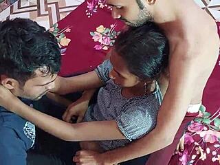 College girl caught in emotional threesome storm