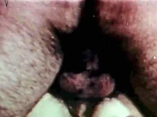 raw vintage orgy with hairy group