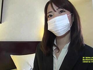Slutty Japanese Babe Teases With Uncensored Blowjob