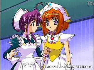 What’s with this redhead anime teen’s rough doggystyle?
