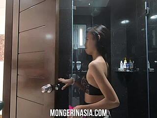 Asian teen's intense passionate encounter