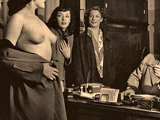 Vintage tease bares all elegantly