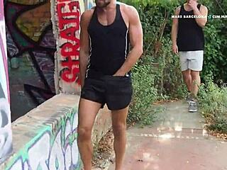 Mars Barcelona’s Public Gay Cum Splash Outdoors