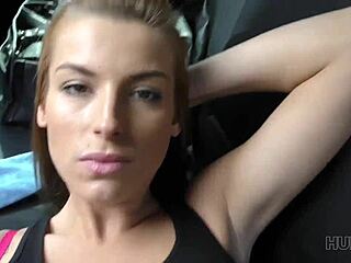 Young beauty enchants at the mall