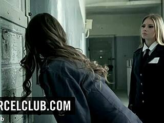 Blonde and Brunette Clash in Prison Drama