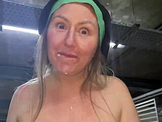 Cheeky Street Girl’s Naked Dance Outdoors