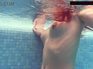 Russian Teen’s Big Tits Naked At Outdoor Pool