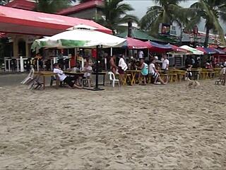 filipina beach bikini fun