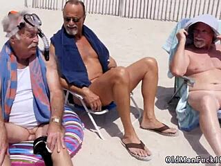 Petite Latina Teen's Blowjob Orgy With Old Man