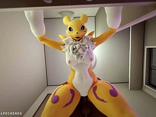Renamon’s Brutal 10-Minute Hentai Fuck Loop