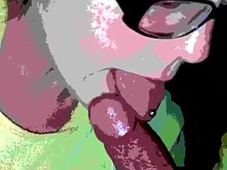 ever seen a girl slurp dick like this?