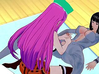 What's behind Nico Robin's hentai blowjob scene?