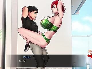 Goddess Handjob in Cartoon Chaos