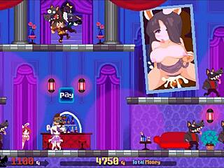 bold bunnygirl whore takes massive cumshots in hentai