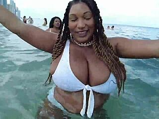 What’s behind her busty anthem reveal?