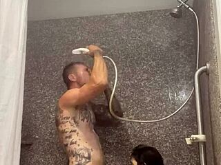 barbie's naughty shower submission to hard cock