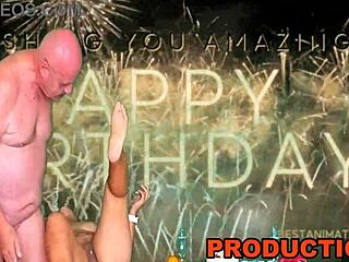 Latina birthday creampie party fuck