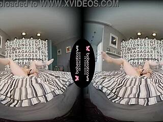 solo teen lana tylor masturbates in vr