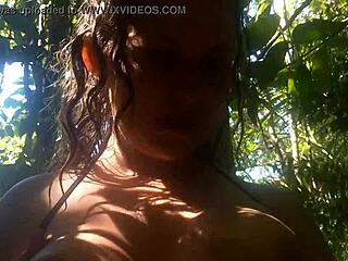 Latina’s Bold Red Riding Hood Forest Fuck