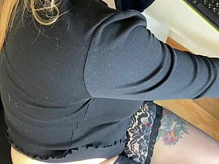 Boss Shocked by Sexy Workout Gear